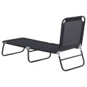 3-Position Adjustable Backrest Chair Lounger for Pool