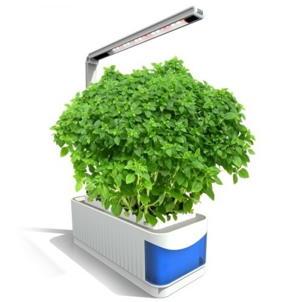 Multifunctional Smart Indoor Herb Gardening Planter Kit Hydroponic Growing System with LED Plant Grow Light AC100-240V