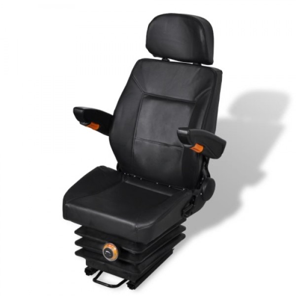 Tractor Seat with Arm Rest and Head Rest with Spring