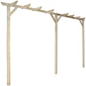 Gartenpergola 400 x 40 x 205 cm Holz