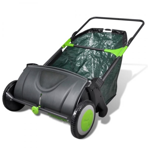 Lawn Sweeper Push with Removable Grass Bag 103L