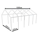 Steel Frame for Party Tent 10 x 5 m(of 160133)