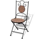 Mosaic Bistro Chair Terracotta Set of 2