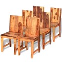  Sheesham Solid Wood Dining Chairs 6 pcs