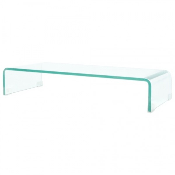 Mobile / Boost TV Stand in Transparent Glass 70x30x13 cm