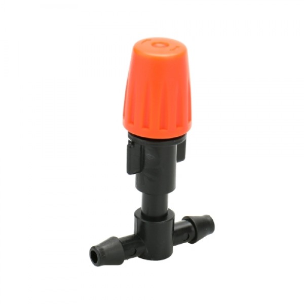 20pcs Small Size Plastic Adjustable Sprayer Nozzles Suits Garden Water Cooling Spray Sprinkler Nozzle Suit Drip Irrigation Pipe 