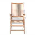 Reclining Garden Chairs 2 pcs Teak