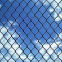 Chain-Link Fence Set with Posts and Hardware 1x25 m Grey