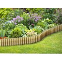 Pointed Fence Posts 25 pcs Impregnated Pinewood 100% FSC 5x30cm