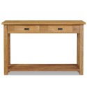  Console table solid wood teak 120 × 30 × 80 cm