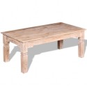  Solid Acacia Wood Coffee Table 110x60x45 cm