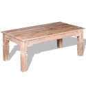  Solid Acacia Wood Coffee Table 110x60x45 cm