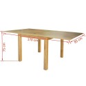 Extending table oak 170x85x75 cm