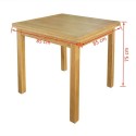 Extending table oak 170x85x75 cm