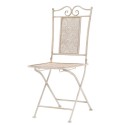 Three Piece Bistro Set Steel White