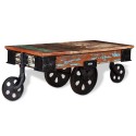 Coffee table old wood 90 x 45 x 35 cm