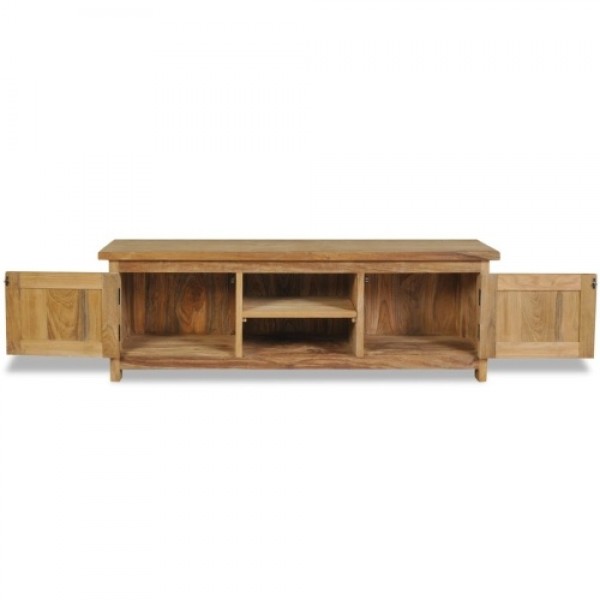  TV cabinet solid wood teak 120 × 30 × 40 cm