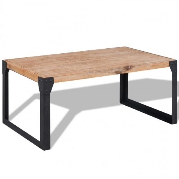  Solid Acacia Wood Coffee Table 100x60x45 cm