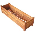 Garden Planter Acacia Wood 100x30x25 cm