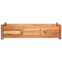 Garden Planter Acacia Wood 100x30x25 cm