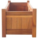 Garden Planter Acacia Wood 100x30x25 cm