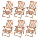 Seven Piece Outdoor Dining Set Teak