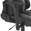  Tilting racing office chair imitation leather Gray