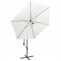 Cantilever Umbrella 3 m Sand White