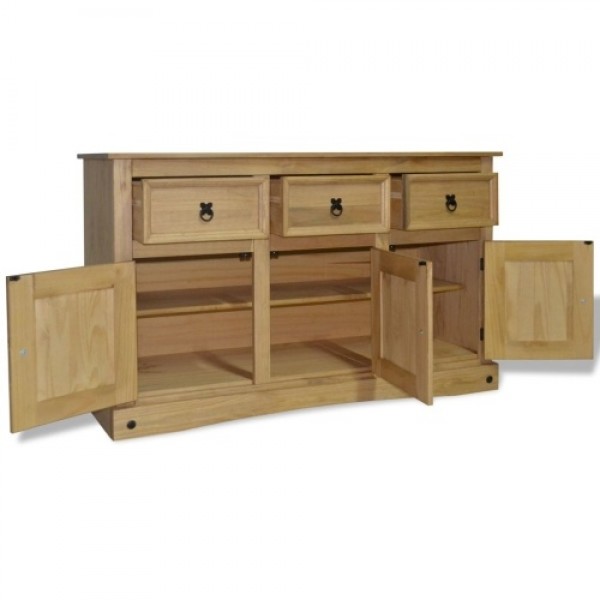 Sideboard in Mexico style pine 132x43x78 cm