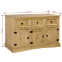 Sideboard in Mexico style pine 132x43x78 cm