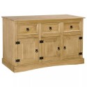 Sideboard in Mexico style pine 132x43x78 cm