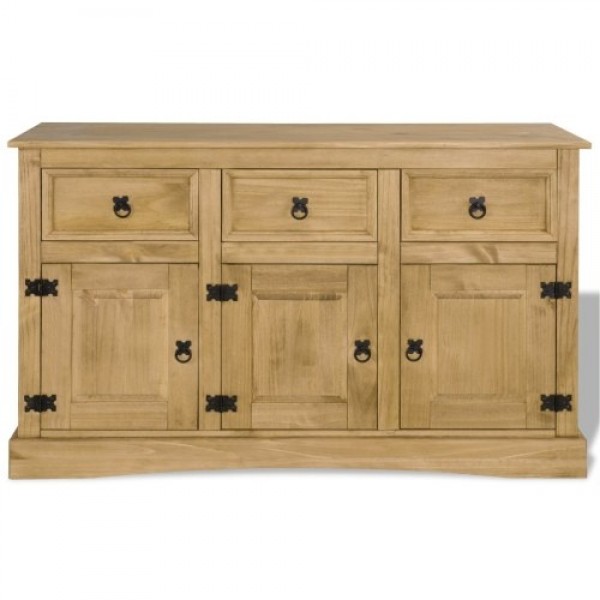 Sideboard in Mexico style pine 132x43x78 cm