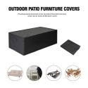 Outdoor Patio Furniture Cover Waterproof Windproof UV Dust Resistant Drawstring Oxford Sofa Table Benches Chairs Cover for Garde