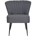 Cocktail chair dark gray