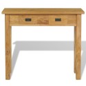  Console table solid wood teak 90 × 30 × 80 cm