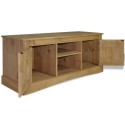 TV cabinet in Mexico style pine solid Corona 120x40x52 cm