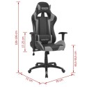  Office chair gaming chair tiltable leatherette gray