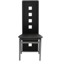 Five Piece Dining Set Black