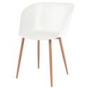 Dining Chairs 4 pcs White