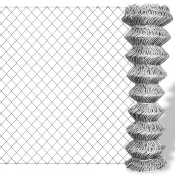 Verzinkter Maschendrahtzaun 25 x 1,5 m