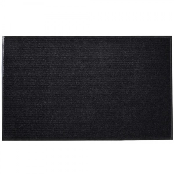 Black PVC Door Mat 35" x 24"