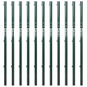 Chain-Link Fence Set with Posts 1,97x25 m Green