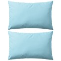 Garden cushion 2 pcs. 60 x 40 cm light blue