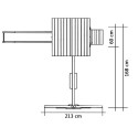 Playhouse Set with Slide Ladder Swing 237x168x218 cm Pinewood (43265+91222+90980)