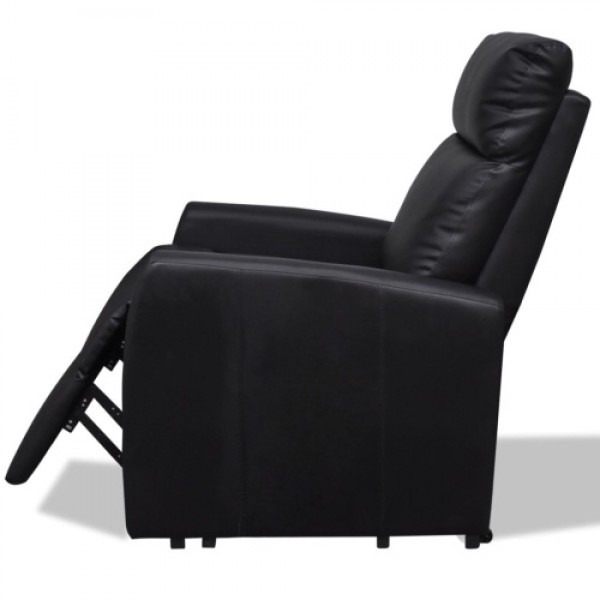 Electric TV armchair / reclining chair Black