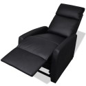 Electric TV armchair / reclining chair Black