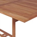 Nine Piece Outdoor Dining Set Teak