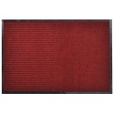 Red PVC Door Mat 2' 9" x 1' 9"