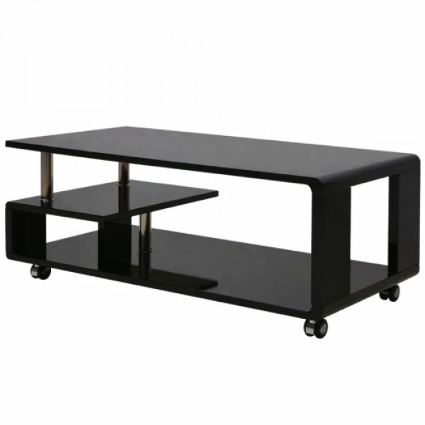 High Gloss Coffee Table Black