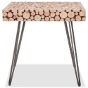 Side Table Genuine Wood 47x47x44.5 cm